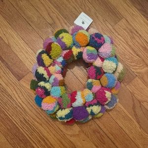 Noonday Collection Pom Pom wreath